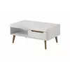 Buy Nordi Coffee Table, Colour: White Gloss, Item Width: 107 from Furnituretta