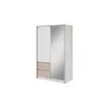 Buy Sara Sliding Door Wardrobe 134cm, Colour: White Matt, Item Width: 130, 5 from Furnituretta