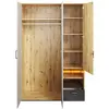 Buy Qubic 02 Wardrobe with LED, 2 from Furnituretta