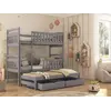 Buy Viki Bunk Bed Grey Matt: Space-Saving Sleep Solution for Kids, Colour: Grey Matt, Mattresses: Foam/Bonnell Mattresses, 8 from Furnituretta