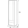 Buy Imola IM-03 Wardrobe, 6 from Furnituretta