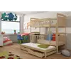 Buy Viki Bunk Bed Pine: Space-Saving Sleep Solution for Kids, Colour: Pine, Mattresses: Foam Mattresses, 8 from Furnituretta
