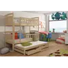 Buy Viki Bunk Bed Pine: Space-Saving Sleep Solution for Kids, Colour: Pine, Mattresses: Foam/Bonnell Mattresses, 8 from Furnituretta