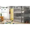 Buy Wooden Bunk Bed Konrad Grey Matt with Cot Bed, Colour: Grey Matt, Mattresses: Foam Mattresses, 8 from Furnituretta