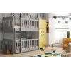 Buy Wooden Bunk Bed Konrad Grey Matt with Cot Bed, Colour: Grey Matt, Mattresses: Bonnell Mattresses, 8 from Furnituretta