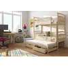 Buy Maximize Your Child's Room: Alan Bunk Bed Pine with Trundle & Storage, Colour: Pine, Mattresses: Foam Mattresses, 8 from Furnituretta