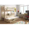 Buy Maximize Your Child's Room: Alan Bunk Bed Pine with Trundle & Storage, Colour: Pine, Mattresses: Foam/Bonnell Mattresses, 8 from Furnituretta