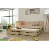 Buy Wooden Double Bed Amelka with Trundle and Storage, Colour: Pine, Mattreses: Foam Mattresses, 7 from Furnituretta