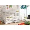 Buy Space-Saving Sleep & Storage: Gabi Bunk Bed White Matt with Drawers, Colour: White Matt, Mattresses: Without Mattresses, 8 from Furnituretta