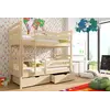 Buy Space-Saving Sleep & Storage: Gabi Bunk Bed Pine with Drawers, Colour: Pine, Mattresses: Foam/Bonnell Mattresses, 8 from Furnituretta