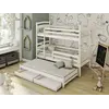 Buy Maximize Your Child's Room: Alan Bunk Bed with Trundle & Storage White Matt, Colour: White Matt, Mattresses: Foam Mattresses, 7 from Furnituretta
