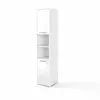 Buy CP-08 Tall Storage Cabinet for Vertical Wall Bed Concept White Gloss, Colour: White Gloss, Item Width: 45 from Furnituretta