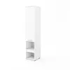 Buy CP-07 Tall Storage Cabinet for Vertical Wall Bed Concept White Matt, Colour: White Matt, Item Width: 45 from Furnituretta