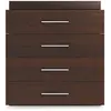 Buy Bordo Chest Of Drawers 09 in Oak Chocolate, 2 from Furnituretta