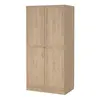 Buy Stylish Brande Wardrobe with 2 Doors in Jackson Hickory, 4 from Furnituretta
