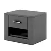 Buy Idea ID-07 Bedside Cabinet Grey Matt, Colour: Grey Matt, Item Width: 50, 6 from Furnituretta