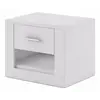 Buy Idea ID-07 Bedside Cabinet White Matt, Colour: White Matt, Item Width: 50, 6 from Furnituretta