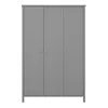 Buy Discover Tromso 3-Door Wardrobe in Elegant Grey, 2 from Furnituretta