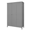 Buy Discover Tromso 3-Door Wardrobe in Elegant Grey, 3 from Furnituretta