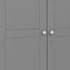 Buy Discover Tromso 3-Door Wardrobe in Elegant Grey, 6 from Furnituretta