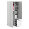 Buy Modern Wardrobe with 2 Doors and 3 Drawers, 5 from Furnituretta