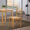 Buy New York Chairs – Natural Oak | Pair of Solid Rubberwood Dining Chairs, 2 from Furnituretta