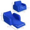 Buy Homcom 2 In 1 Kids Children Sofa Chair Bed Folding Couch, 3 from Furnituretta