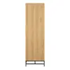 Buy Effortless Elegance: Albany 4-Door Wardrobe in Black & Oak, 5 from Furnituretta