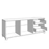 Buy March White Gloss & Warm Oak TV Unit - Modern Style, 5 from Furnituretta
