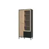 Buy Stylish Clacton Oak Effect Display Cabinet for Any Room, 2 from Furnituretta