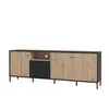 Buy Stylish Clacton Oak Effect TV Unit for Modern Living Rooms, 2 from Furnituretta