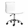 Buy Homcom Adjustable Swivel Office Chair with Armless Mid-Back from Furnituretta