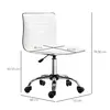 Buy Homcom Adjustable Swivel Office Chair with Armless Mid-Back, 3 from Furnituretta