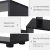Buy Homcom 8-Tier Freestanding Bookcase Melamine Surface Black, 5 from Furnituretta