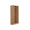 Buy Glamis Oak Effect Tall Multipurpose Shoe Storage Cupboard | Modern Hallway & Bedroom Furniture, 2 from Furnituretta