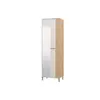 Buy Stylish Narrow Wardrobe: Glossop Cashmere and Oak Effect from Furnituretta