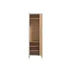 Buy Stylish Narrow Wardrobe: Glossop Cashmere and Oak Effect, 2 from Furnituretta