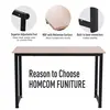 Buy Homcom Computer Desk PC Writing Table Home Office Workstation, 5 from Furnituretta