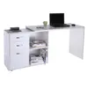 Buy Homcom Computer Desk Table Workstation Home Office L Shape, 7 from Furnituretta