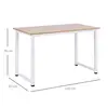 Buy Homcom Computer Desk PC Writing Table Home Office Workstation, 3 from Furnituretta