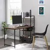Buy Homcom Computer Desk PC Table Study Workstation Home Office, 2 from Furnituretta