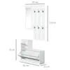 Buy Homcom Entryway Furniture Set-White, 3 from Furnituretta