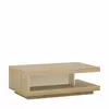 Buy Lyon Designer Coffee Table: Riviera Oak & White Gloss from Furnituretta