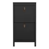 Buy Barcelona Shoe Cabinet: Flip-Down Doors for Easy Access, 2 from Furnituretta