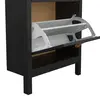 Buy Barcelona Shoe Cabinet: Flip-Down Doors for Easy Access, 8 from Furnituretta
