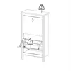 Buy Stylish Shoe Storage: Madrid Cabinet with Flip-Down Doors, 11 from Furnituretta