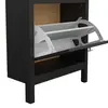 Buy Stylish Shoe Storage: Madrid Cabinet with Flip-Down Doors, 8 from Furnituretta