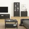 Buy Barcelona Matt Black Sideboard: Modern Style & Storage, 6 from Furnituretta