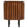 Buy Enhance Your Bedroom Decor with a Slatted Mango Wood Table, 3 from Furnituretta