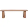 Buy Indus Solid Wood Dining Bench | Rustic Mango Wood Dining Room Furniture, 3 from Furnituretta